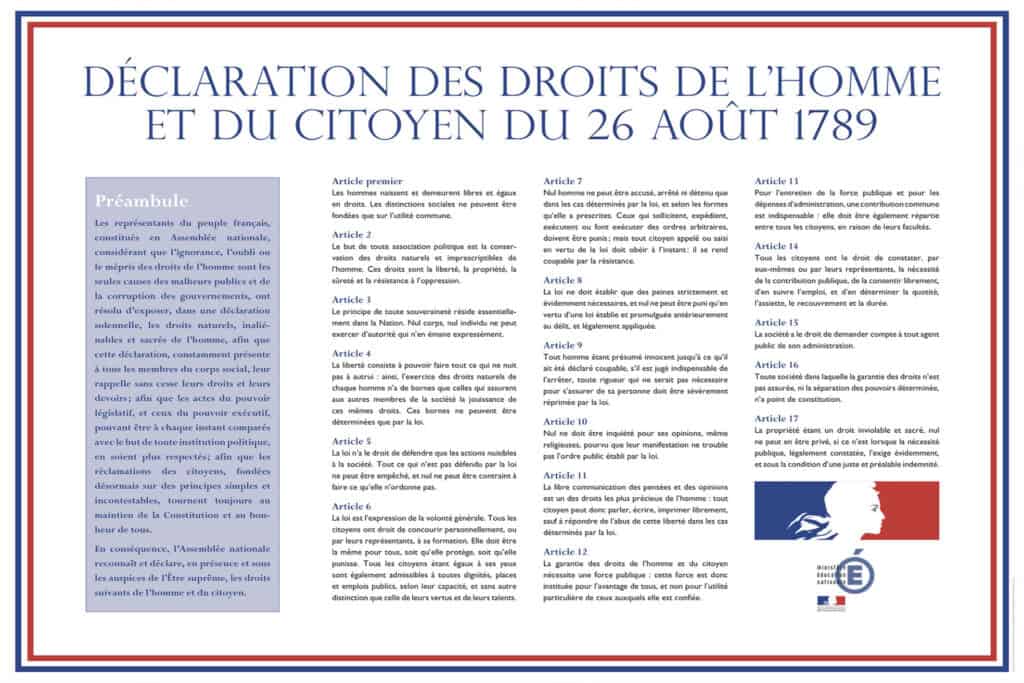 Déclaration des droits de l'homme