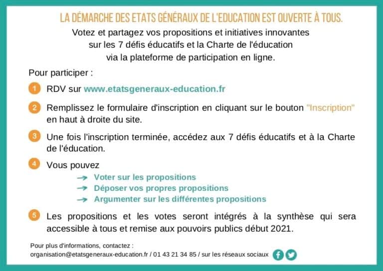 démarches états généraux éducation