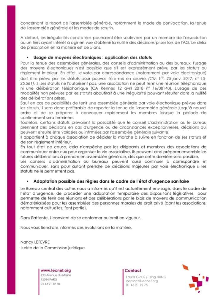 compte rendu assemblée générale associations 2