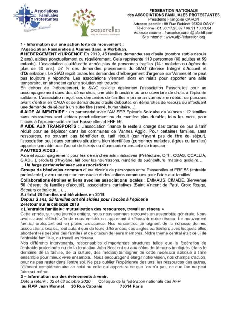 lettre conférence mouvements familiaux