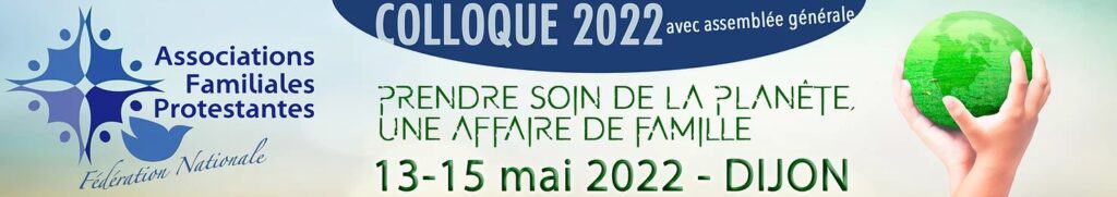 bannière colloque prendre soin planète famille