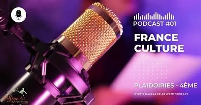 podcast France Culture plaidoirie 4ème